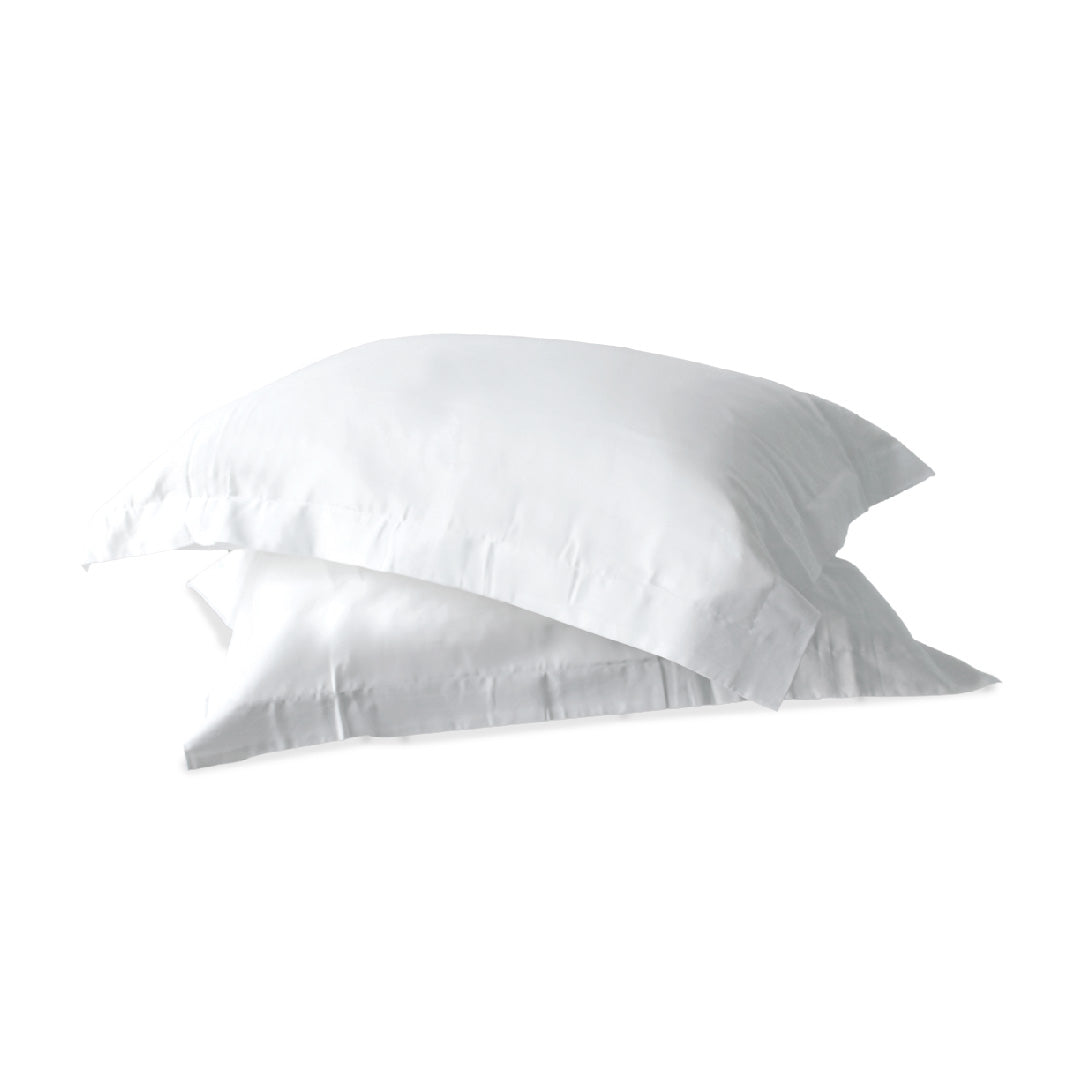 Jean Perry 100% Combed Cotton Sateen Hotel Series Luxury White 2pcs Pillow Case - 1000TC