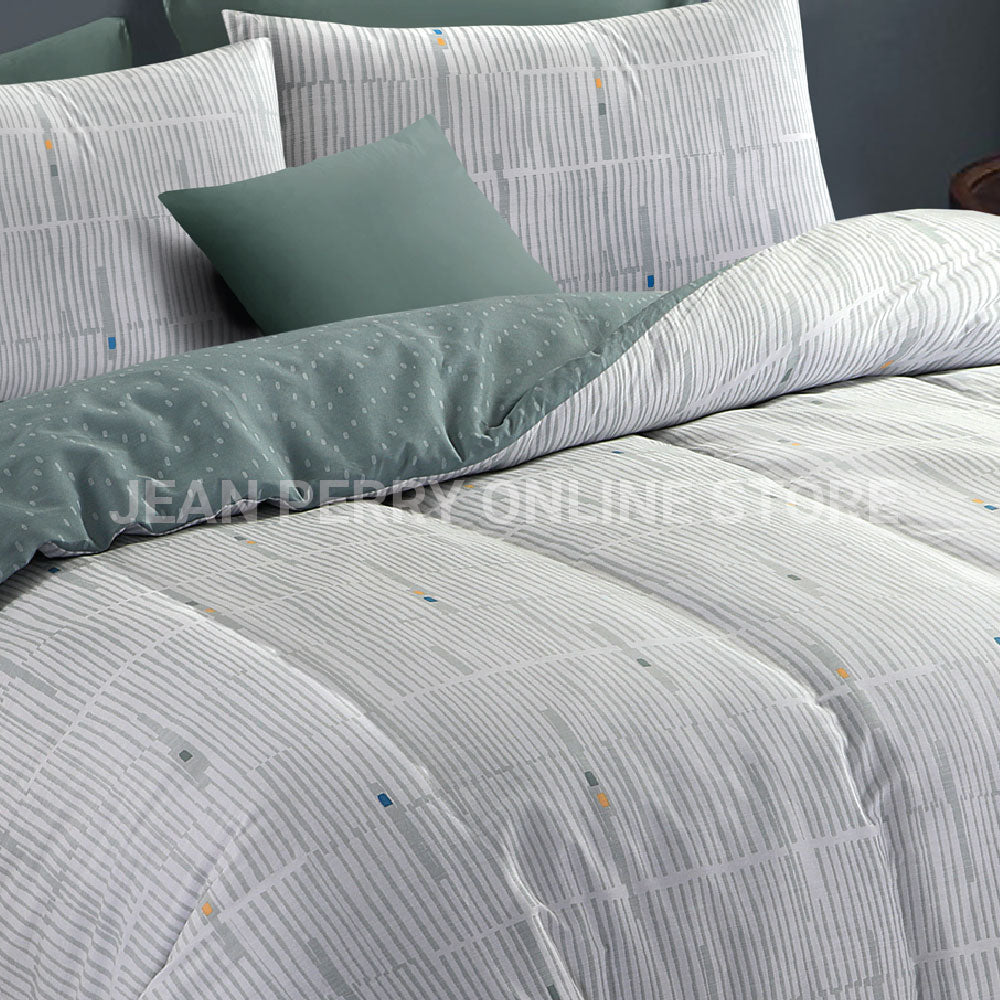 Jean Perry Montana Fitted Bedsheet Set - 100% Combed Cotton Sateen 760TC