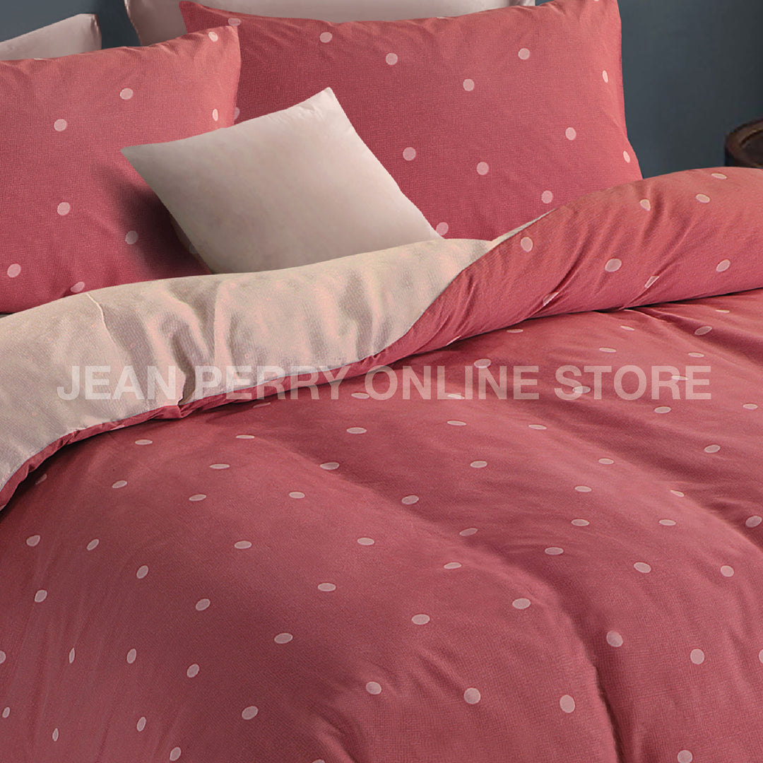 Jean Perry Montana Quilt Cover Set [100% Combed Cotton Sateen] - 40cm