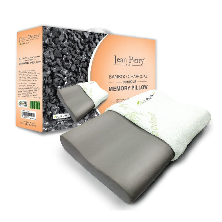 Jean Perry Eco-health Bamboo Charcoal Memory Pillow - (Classic / Contour)