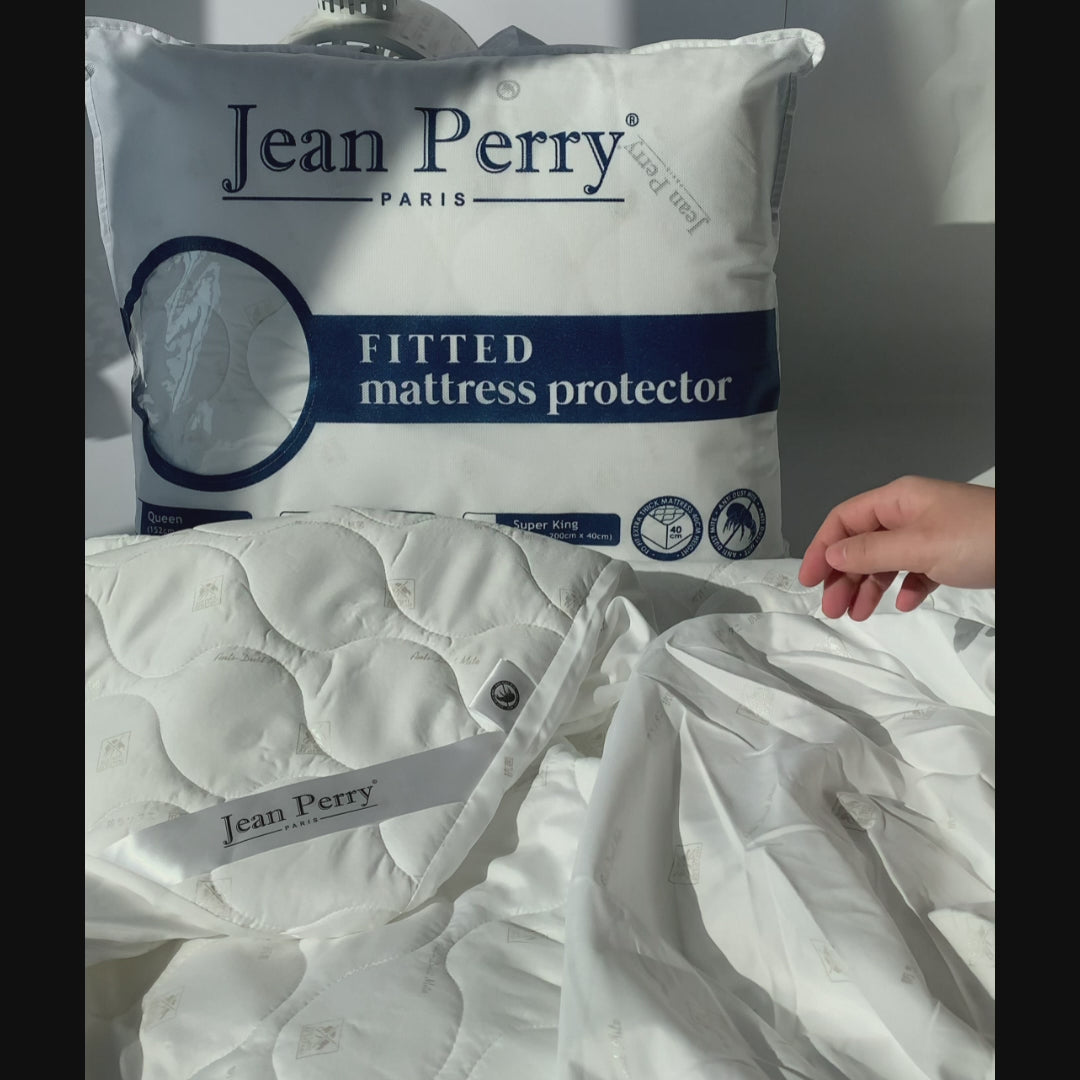 Jean Perry Fitted Mattress Extra Thick Protector (40cm)