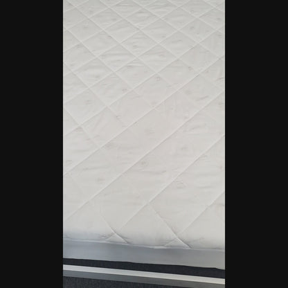 Jean Perry 100% Combed Cotton Sateen Hotel Series Luxury White Quilt Cover ONLY - 1000TC