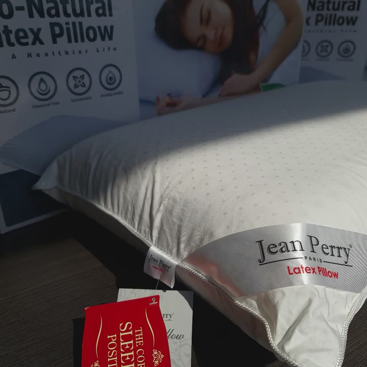 Jean Perry Bio-Natural Latex Pillow - [100% Natural Latex]