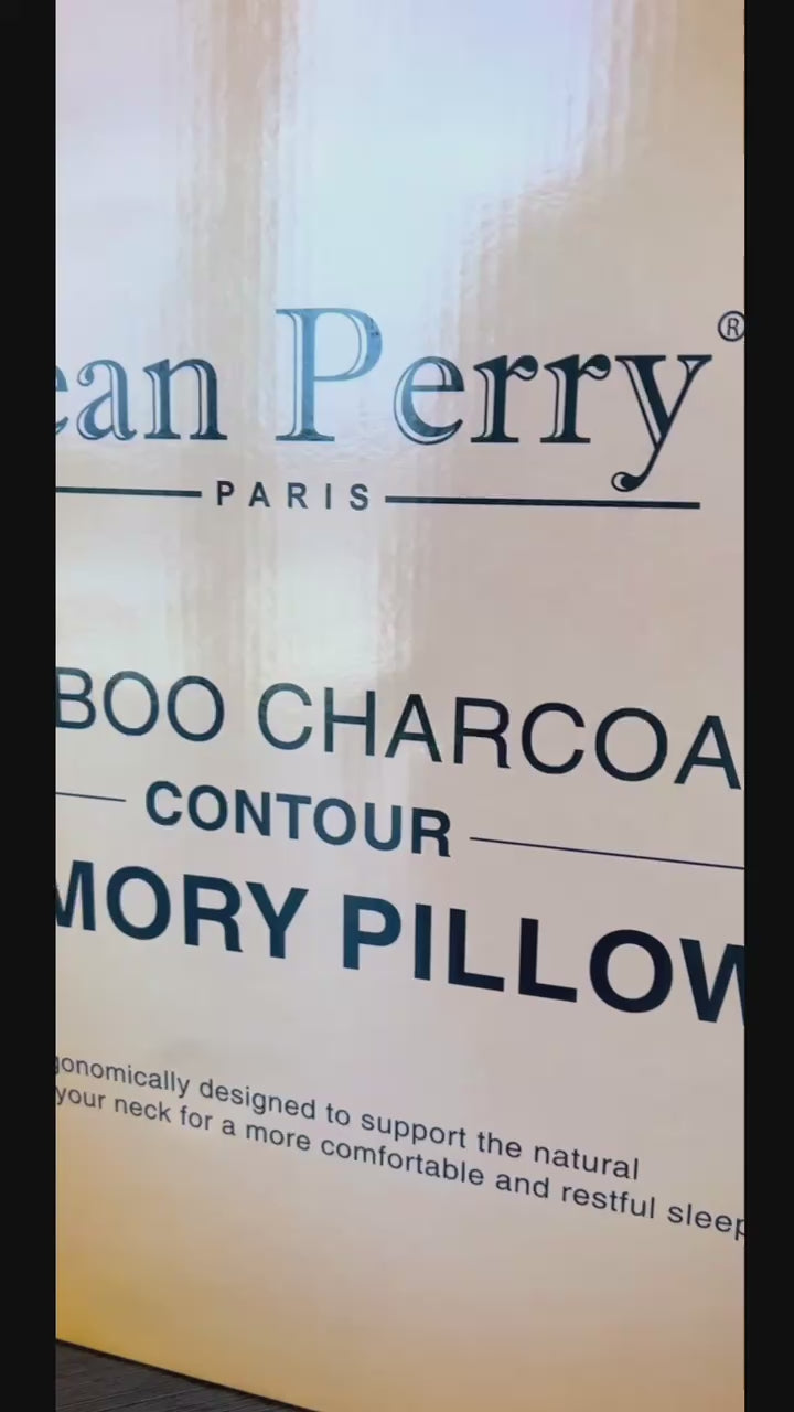 Jean Perry Eco-health Bamboo Charcoal Memory Pillow - (Classic / Contour)
