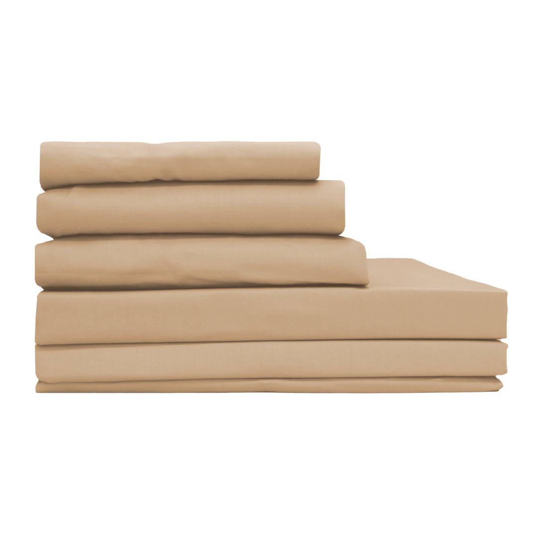 Jean Perry 100% Combed Cotton Sateen Hotel Series Embroidery Quilt Cover Set - 1100TC [B2]